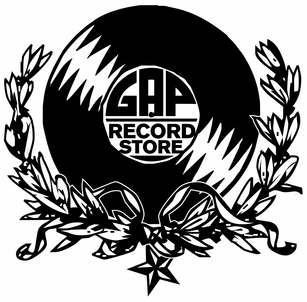 Gap Record Store Logo